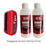 Generic Oil Film Cleaning Brush for Car Improves Visibility Oil Film Remover 1 Brush 2 Liquid