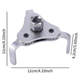 Generic 3 Jaw Oil Filter Wrench Steel Professional for Truck Motorcycle