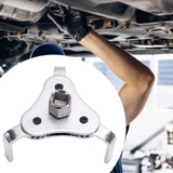 Generic 3 Jaw Oil Filter Wrench Steel Professional for Truck Motorcycle