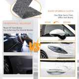 4Pcs Generic Nano Cleaning Cloths for Car Scratches Car Scratch Repair Cloths