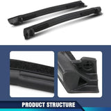 2Pcs Top Mounted Side Weatherstrip Seals for Chevrolet Corvette 97-04