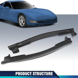 2Pcs Top Mounted Side Weatherstrip Seals for Chevrolet Corvette 97-04