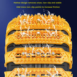 10x Generic Tire Chains for Car Rubber for Winter Driving Trucks Pickup Yellow