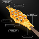 6Pcs Tire Chains Heavy Duty Sedans Muddy Road Easily Fit Portable Snow Chains Yellow