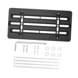 Generic Car Front License Plate Frame Holder Black Easily Install 12.7x7inch
