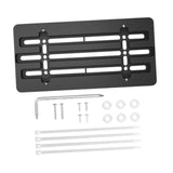 Generic Car Front License Plate Frame Holder Black Easily Install 12.7x7inch