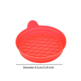 Car Cup Coaster Silicone Car Accessories Cup Mat Truck Car Cup Holder Insert Red