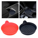 Car Cup Coaster Silicone Car Accessories Cup Mat Truck Car Cup Holder Insert Red