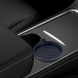 Car Cup Coaster Silicone Car Accessories Cup Mat Truck Car Cup Holder Insert Black