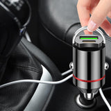 Mini Car Charger Stylish Sturdy Professional 3x2.4x2.4cm Fast Charging