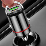 Mini Car Charger Stylish Sturdy Professional 3x2.4x2.4cm Fast Charging