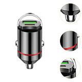 Mini Car Charger Stylish Sturdy Professional 3x2.4x2.4cm Fast Charging