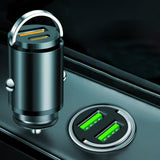 Mini Car Charger Stylish Sturdy Professional 3x2.4x2.4cm Fast Charging
