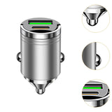 Mini Car Charger Stylish Sturdy Professional 3x2.4x2.4cm Fast Charging