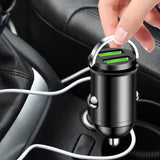 Mini Car Charger Stylish Sturdy Professional 3x2.4x2.4cm Fast Charging