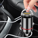 Mini Car Charger Stylish Sturdy Professional 3x2.4x2.4cm Fast Charging