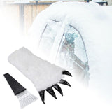 Ice Scraper with Glove for Car Windshield Snow Scraper for Winter
