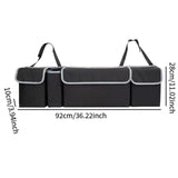 Car Backseat Storage Bag Lightweight Portable Multifunctional Auto Accessory