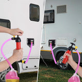 Liquid Transfer Pump Siphon Pump for Water Gas Oil Car Manual Hand Fuel Pump