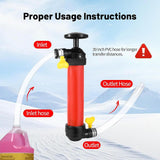 Liquid Transfer Pump Siphon Pump for Water Gas Oil Car Manual Hand Fuel Pump