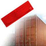 Reflective Stickers Portable Reflective Tape for Trailer Mailboxes Bike Red No Hole