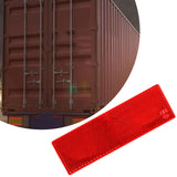 Reflective Stickers Portable Reflective Tape for Trailer Mailboxes Bike Red No Hole