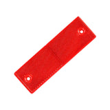 Reflective Stickers Portable Reflective Tape for Trailer Mailboxes Bike Red with Hole