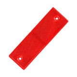 Reflective Stickers Portable Reflective Tape for Trailer Mailboxes Bike Red with Hole