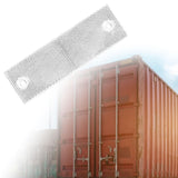 Reflective Stickers Portable Reflective Tape for Trailer Mailboxes Bike White with Hole