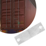 Reflective Stickers Portable Reflective Tape for Trailer Mailboxes Bike White with Hole