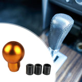 Ball Gear Shift Knob Round Professional Auto Accessories Car Gear Shift Knob Gold
