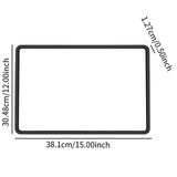 Navigation Screen Protector Frame Premium Spare Parts Automotive Accessories Black for Model 3