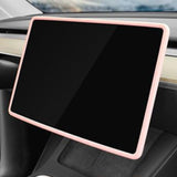Navigation Screen Protector Frame Premium Spare Parts Automotive Accessories Pink for Model Y