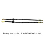 2x Front Brake Hoses Set 34326766966 34321165587 for BMW 323ci E46 2000