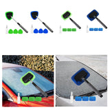 Car Windshield Cleaning Tools Portable for Home Window Trucks Household Triangle Green