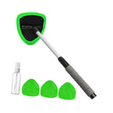 Car Windshield Cleaning Tools Portable for Home Window Trucks Household Triangle Green