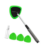 Car Windshield Cleaning Tools Portable for Home Window Trucks Household Triangle Green