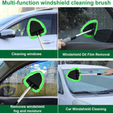 Car Windshield Cleaning Tools Portable for Home Window Trucks Household Triangle Green