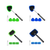 Car Windshield Cleaning Tools Portable for Home Window Trucks Household Triangle Green