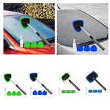 Car Windshield Cleaning Tools Portable for Home Window Trucks Household Triangle Green