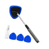Car Windshield Cleaning Tools Portable for Home Window Trucks Household Triangle Blue