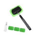 Car Windshield Cleaning Tools Portable for Home Window Trucks Household Rectangle Green