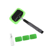 Car Windshield Cleaning Tools Portable for Home Window Trucks Household Rectangle Green