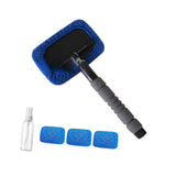 Car Windshield Cleaning Tools Portable for Home Window Trucks Household Rectangle Blue