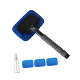 Car Windshield Cleaning Tools Portable for Home Window Trucks Household Rectangle Blue