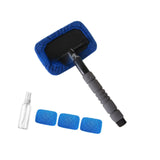 Car Windshield Cleaning Tools Portable for Home Window Trucks Household Rectangle Blue