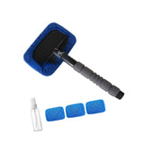 Car Windshield Cleaning Tools Portable for Home Window Trucks Household Rectangle Blue