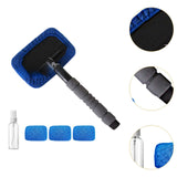 Car Windshield Cleaning Tools Portable for Home Window Trucks Household Rectangle Blue