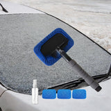 Car Windshield Cleaning Tools Portable for Home Window Trucks Household Rectangle Blue