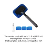 Car Windshield Cleaning Tools Portable for Home Window Trucks Household Rectangle Blue